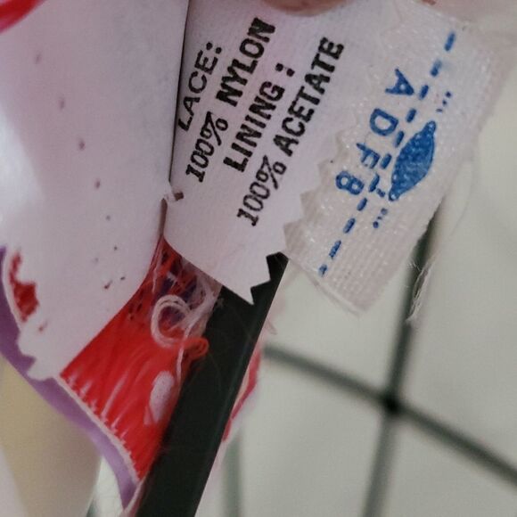 VINTAGE 80s‎ purple ruffle one shoulder formal lace dress S - Picture 5 of 8